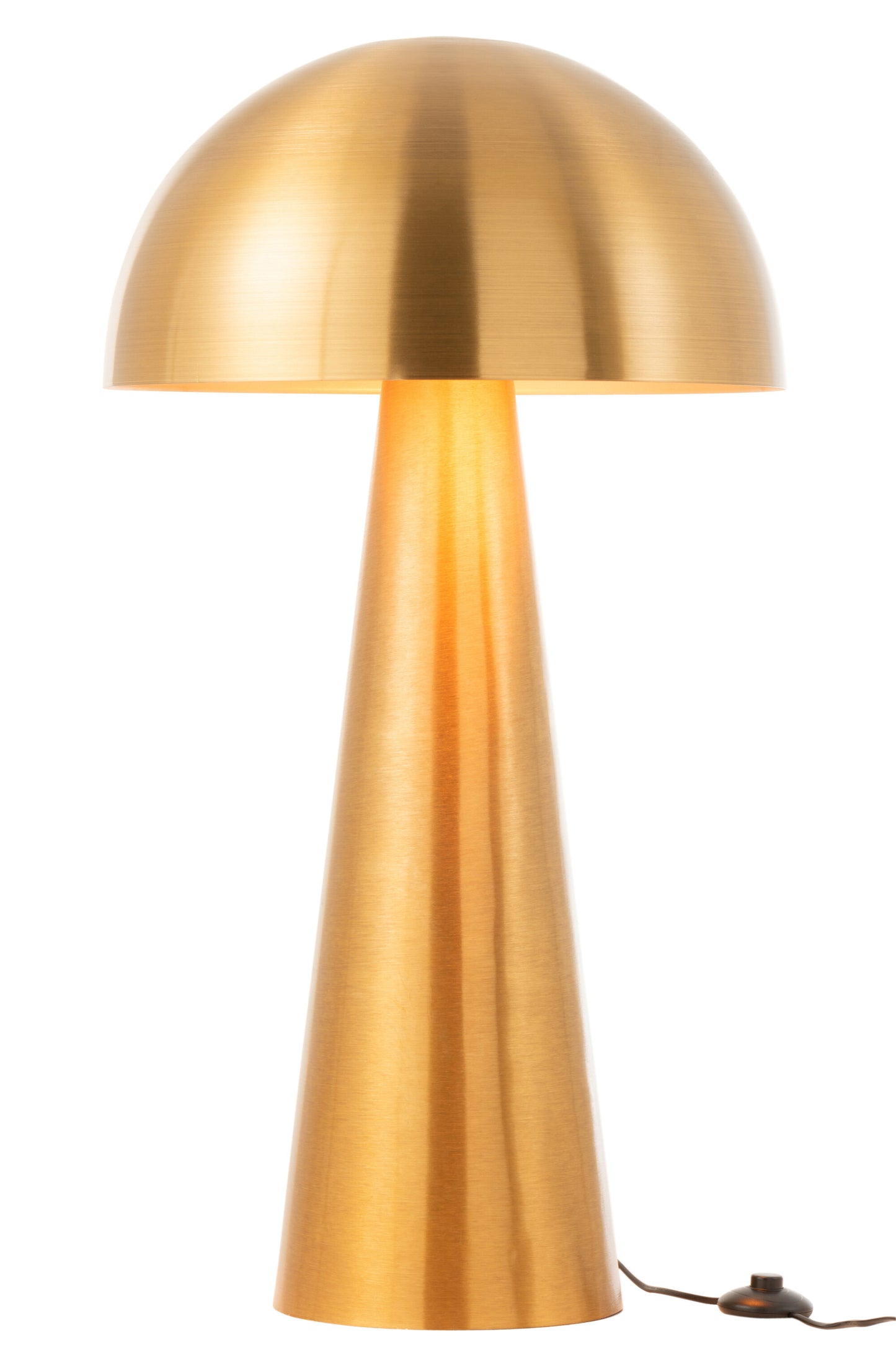 Lamp Paddenstoel Metaal Mat Goud Extra Large