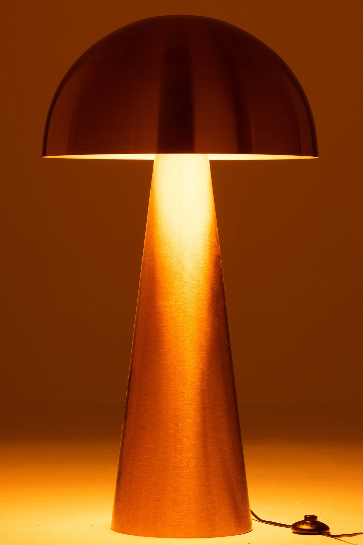 Lamp Paddenstoel Metaal Mat Goud Extra Large