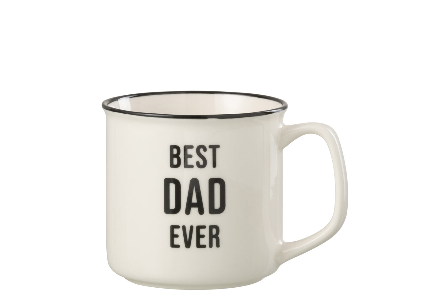 Tas Bericht Best Dad Porselein Wit / Zwart