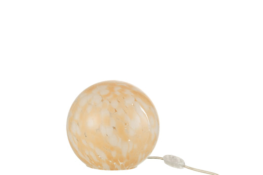 Lamp Melissa Rond Glas Beige Small