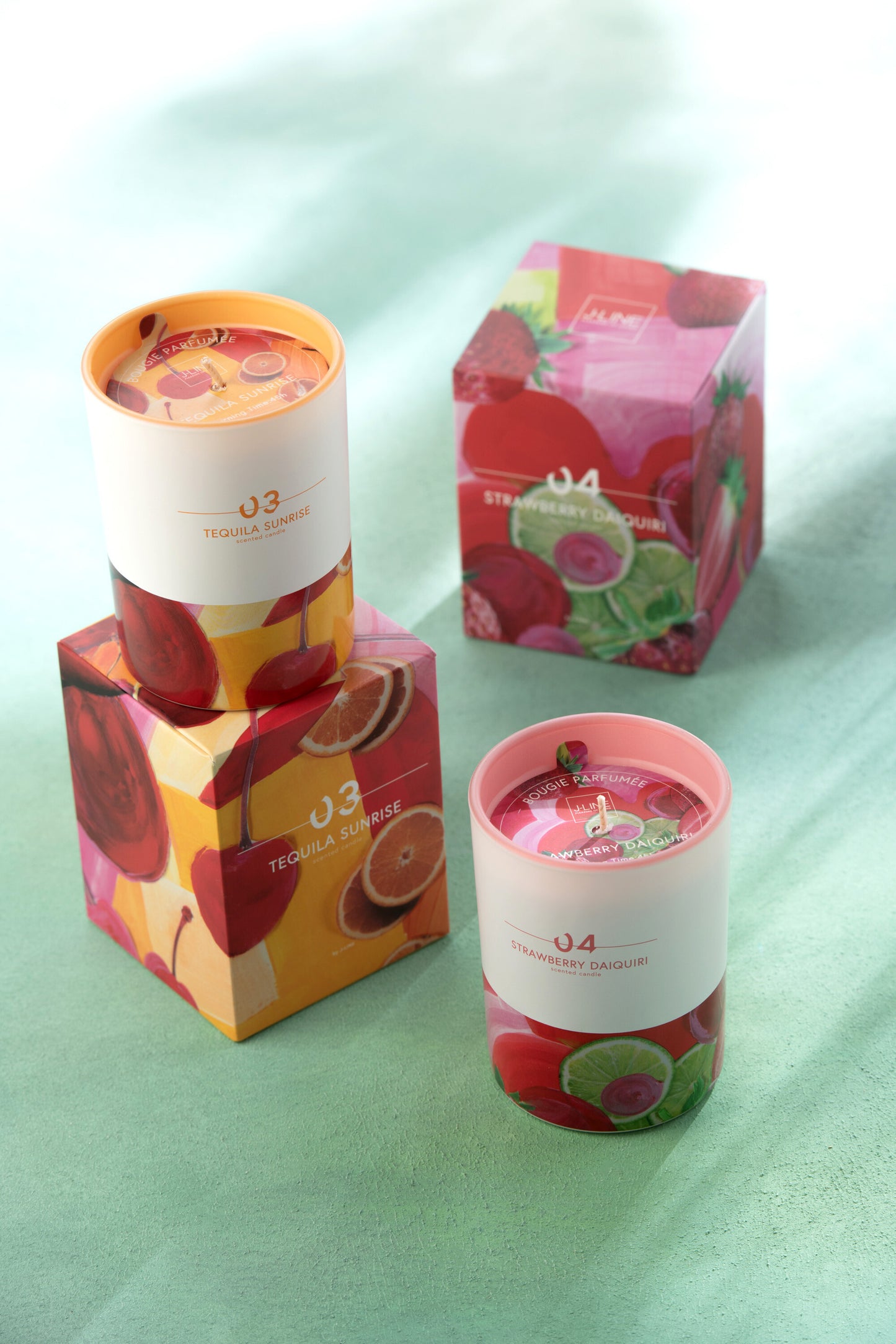 Kaars Aardbei Daiquiri Large-70h