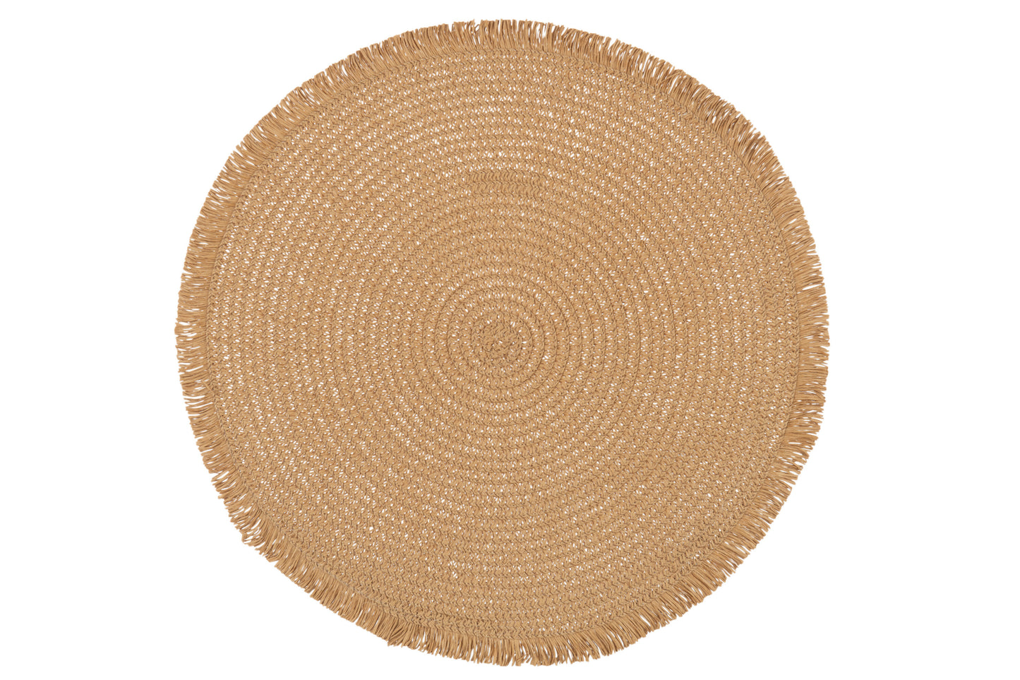Placemat Rond Lichtbruin
