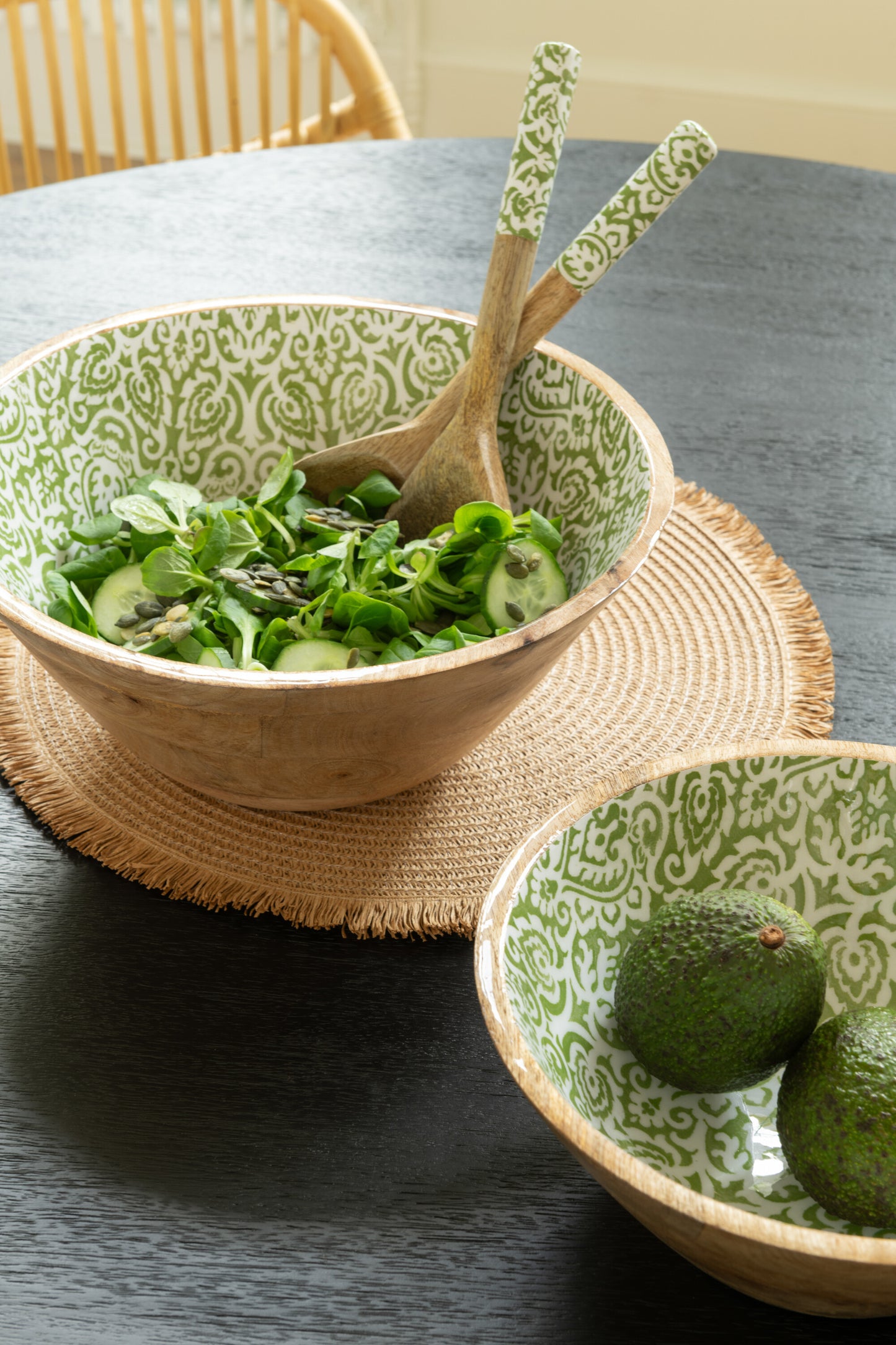Placemat Rond Lichtbruin