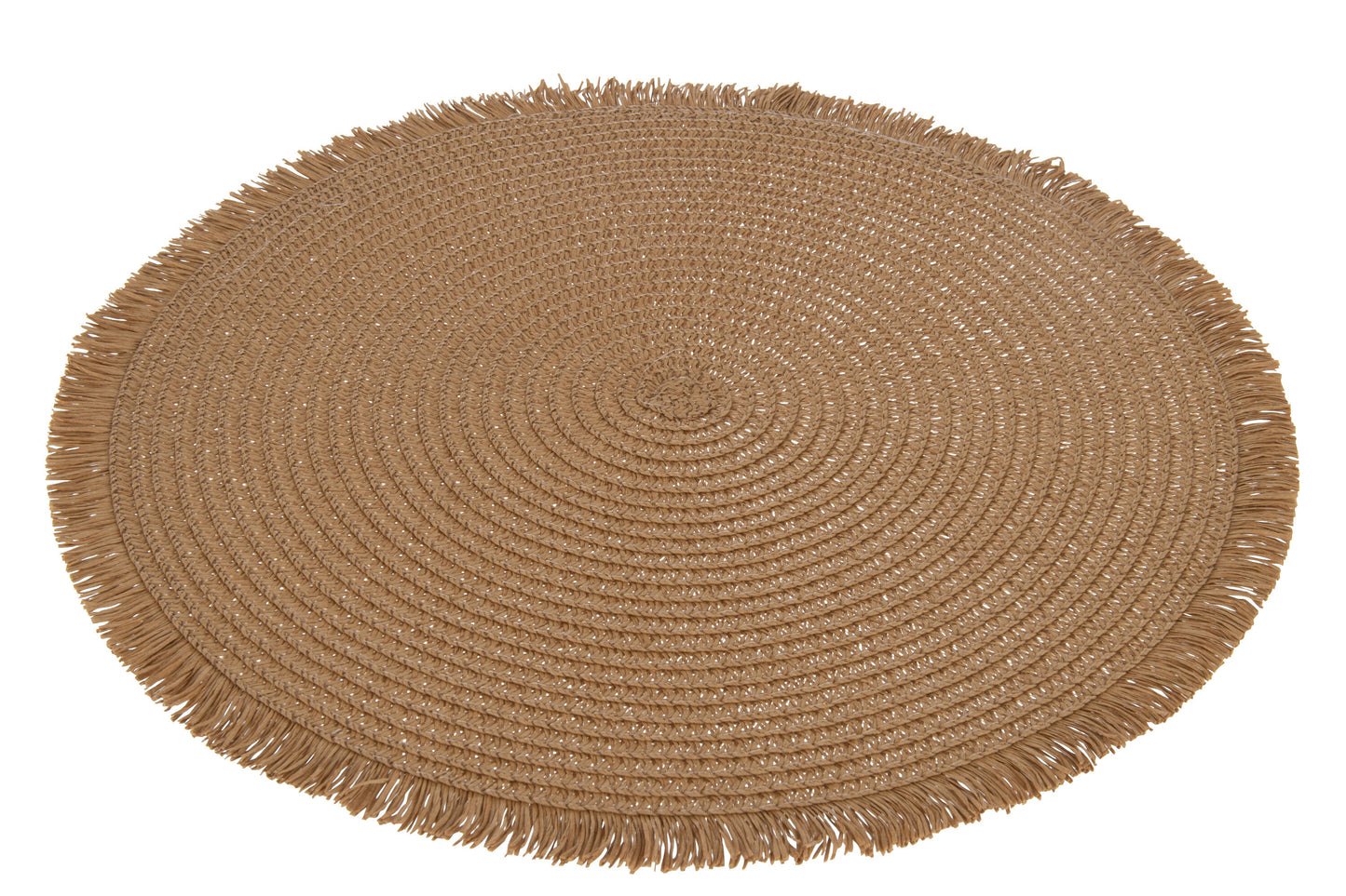 Placemat Rond Lichtbruin