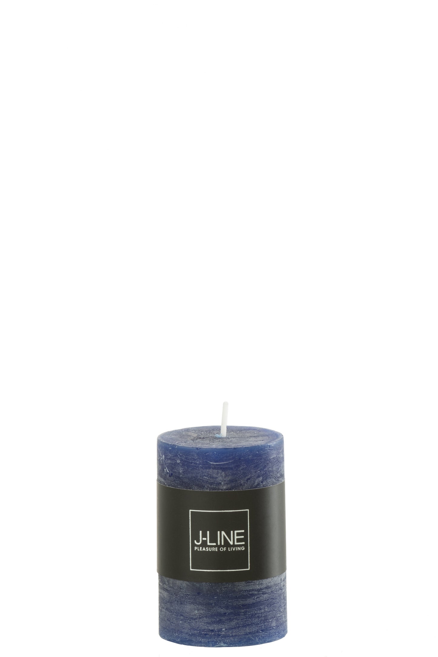 Cilinder Kaars Donkerblauw Small 18h