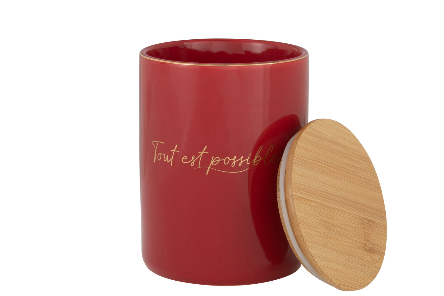 Voorraadpot Porselein Tout Est Possible