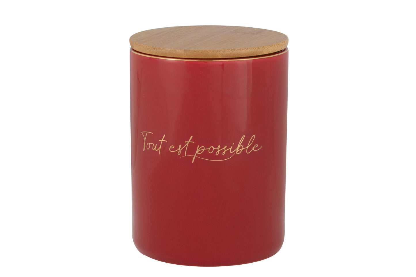 Voorraadpot Porselein Tout Est Possible