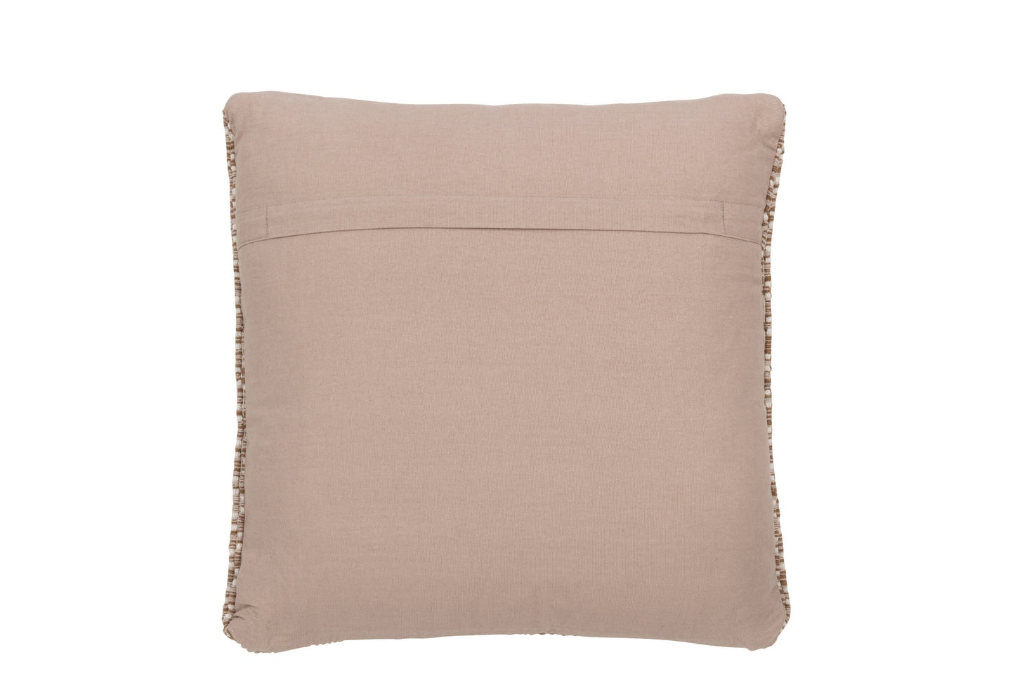Kussen Vierkanten Outdoor Polyester Bruin/Wit
