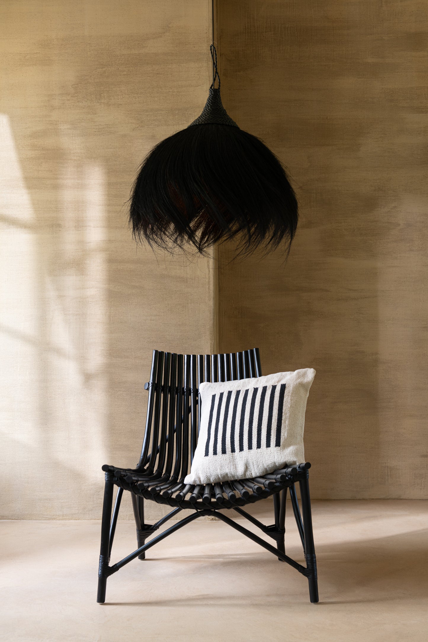 Hanglamp Bal Grass Zwart