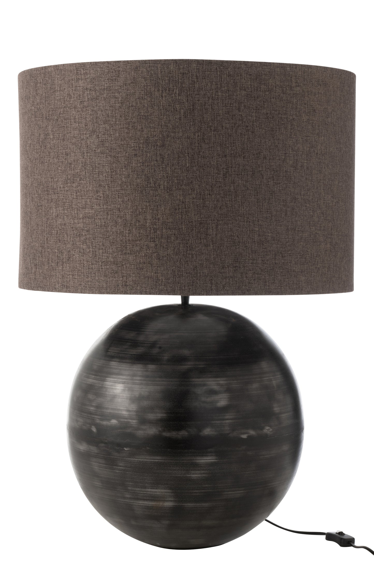 Lamp Schaal Metaal Zwart Large
