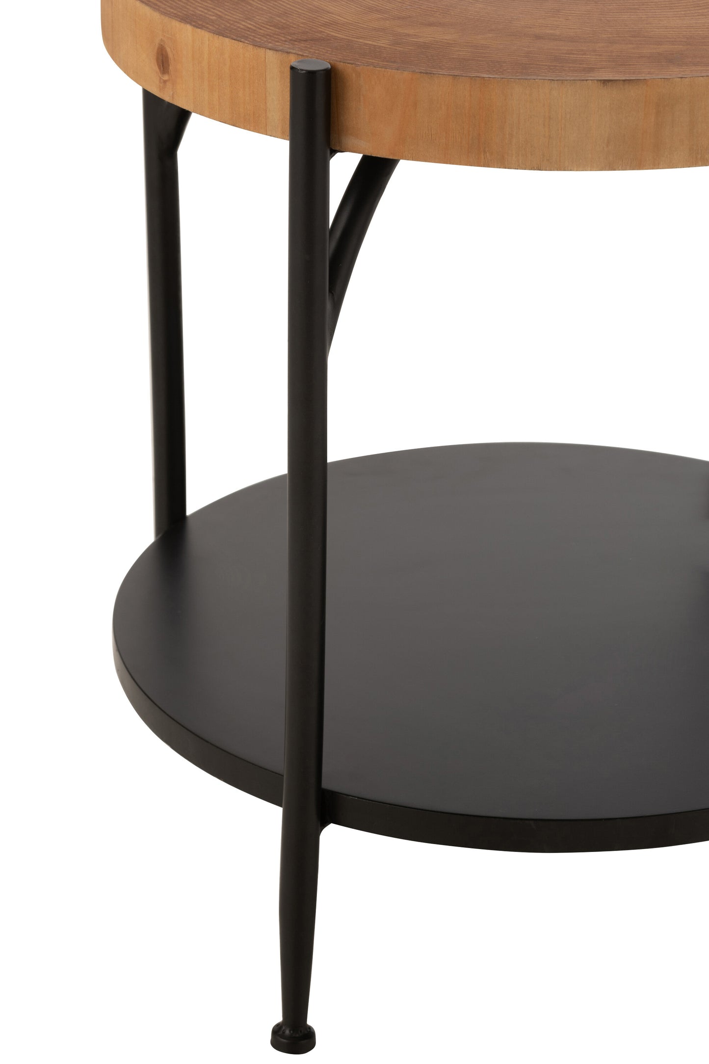 Bijzettafel Zwart/Naturel