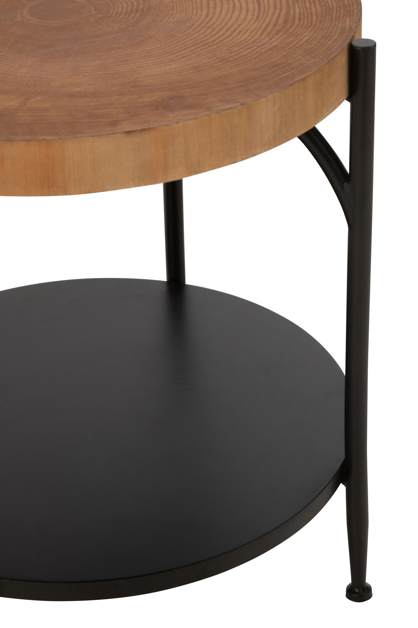 Bijzettafel Zwart/Naturel
