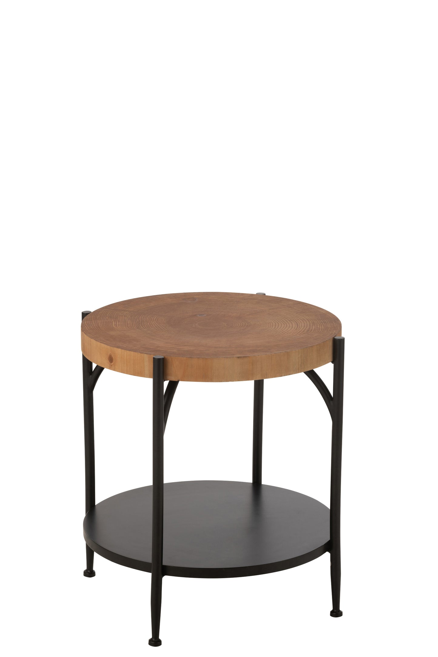 Bijzettafel Zwart/Naturel