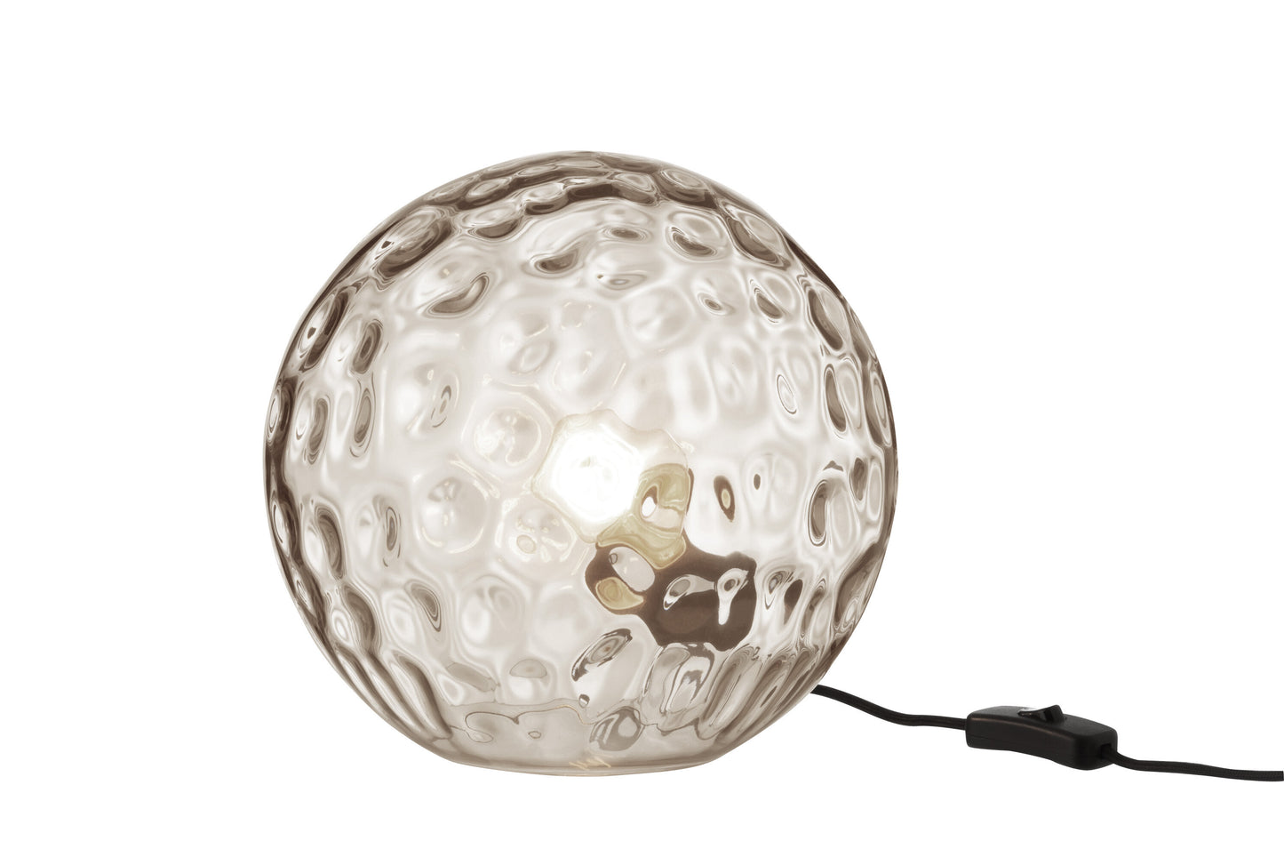 Tafellamp Bollie Glas Licht Grijs Small