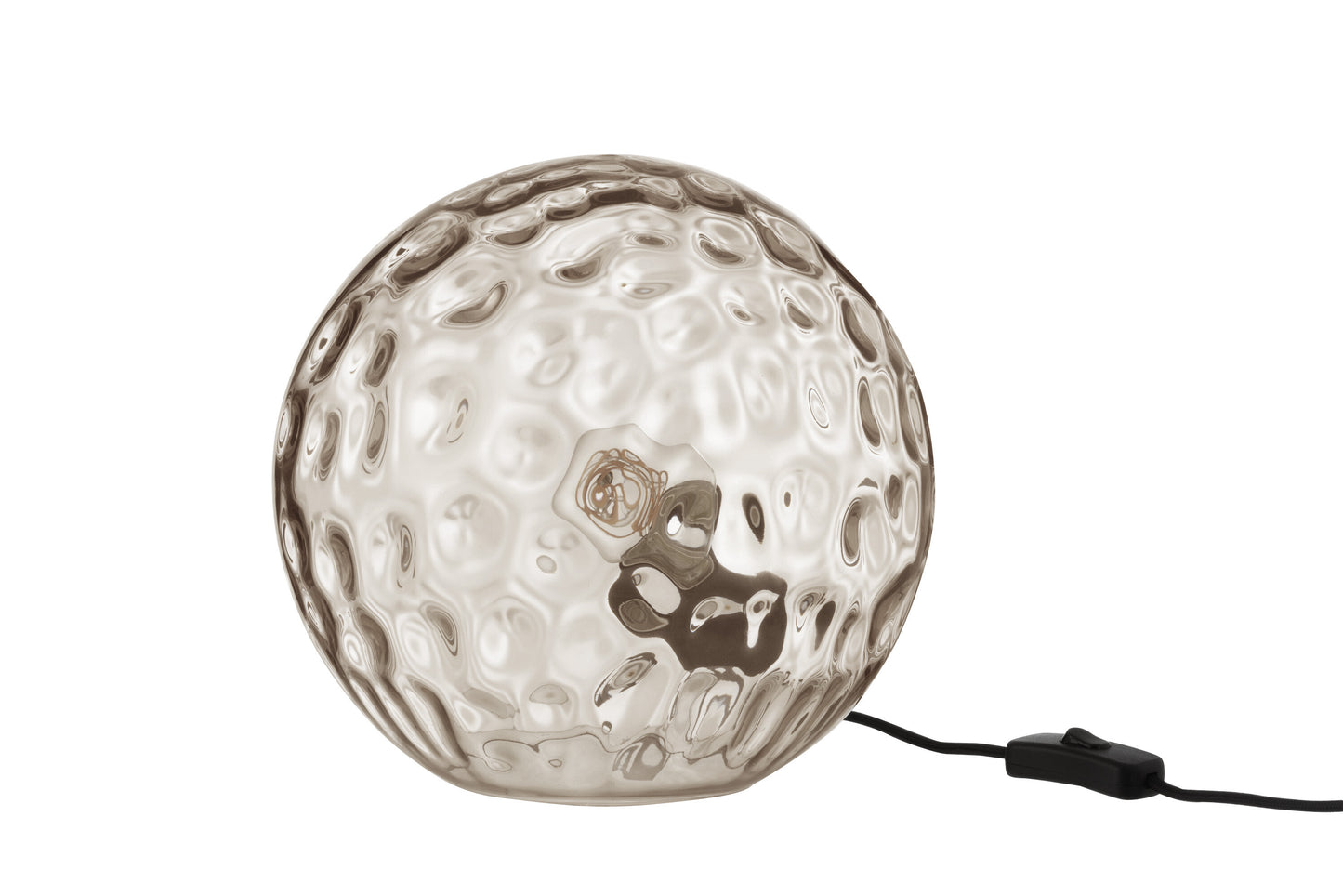 Tafellamp Bollie Glas Licht Grijs Small