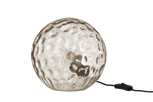 Tafellamp Bollie Glas Licht Grijs Small