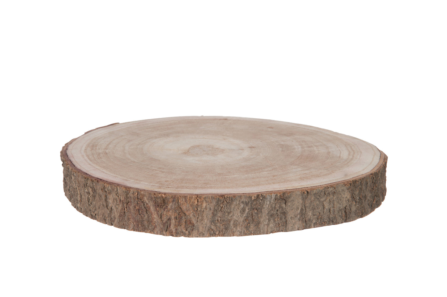 Schijf Hout Paulownia Naturel Small