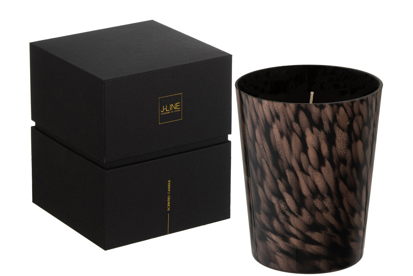 Geurkaars Sandalwood Zwart/Goud Medium-68u