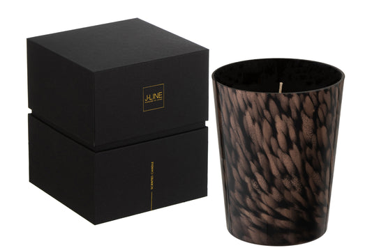 Geurkaars Sandalwood Zwart/Goud Medium-68u