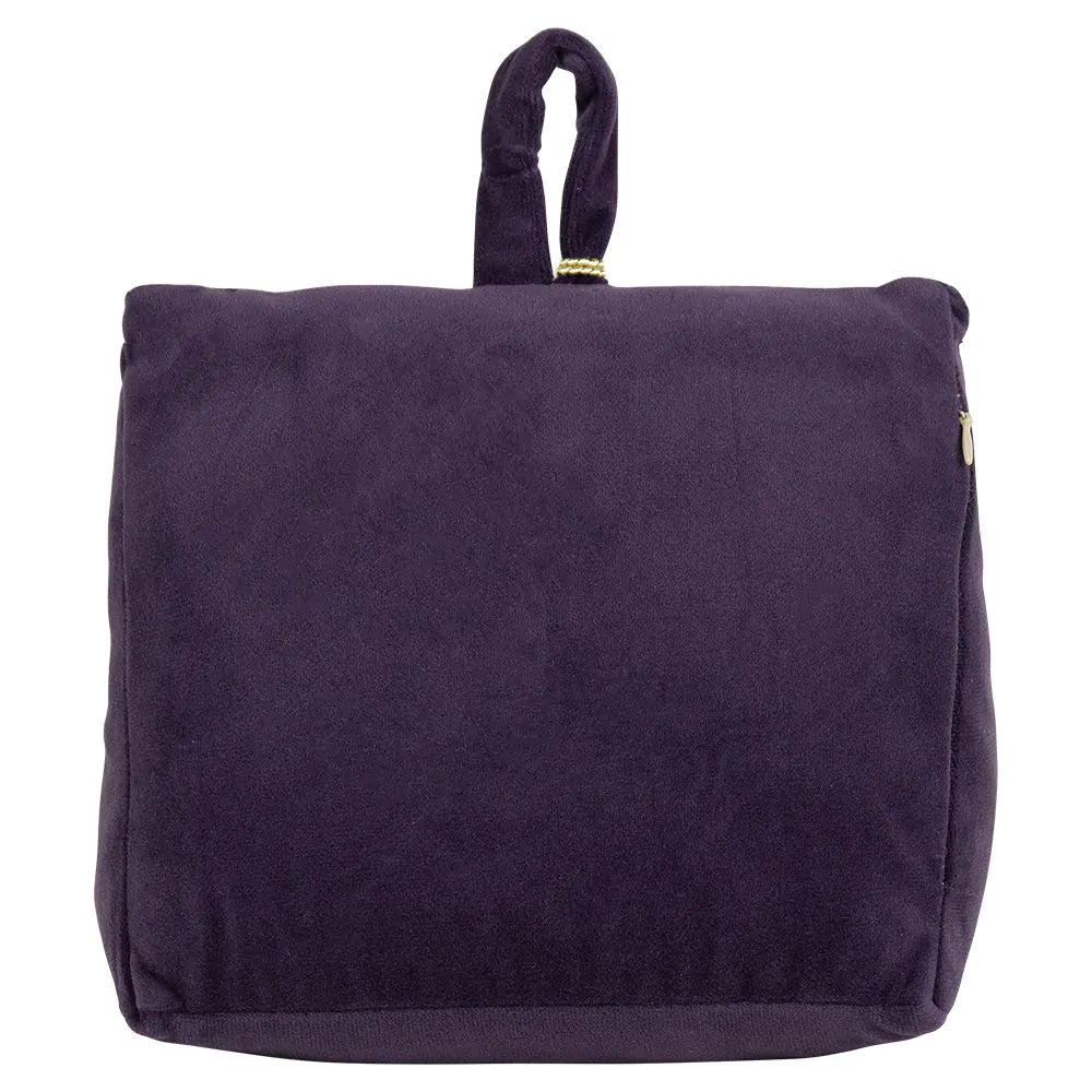 Deurstopper fluweel plum