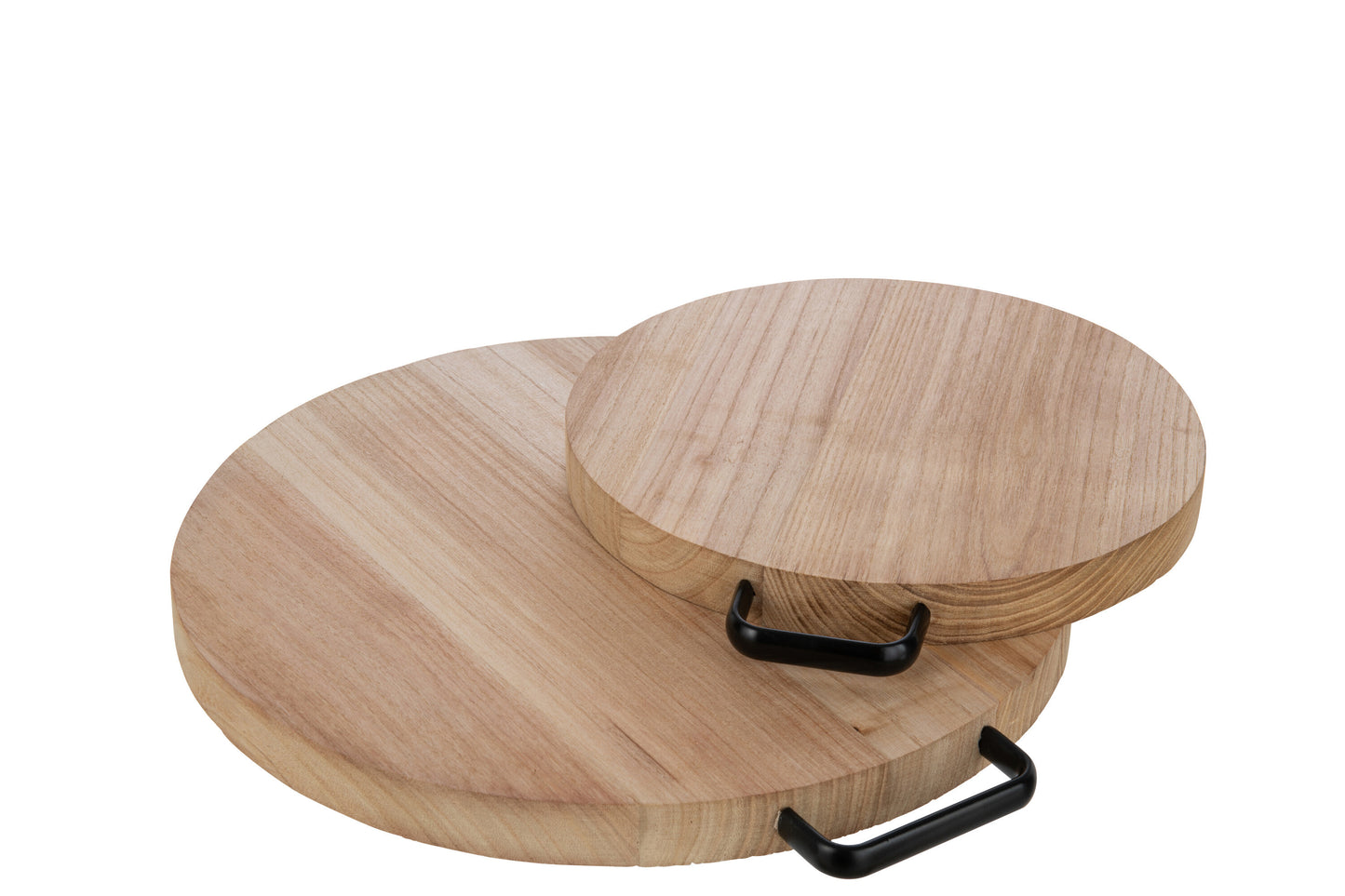 Plank Rond Hout Naturel Large