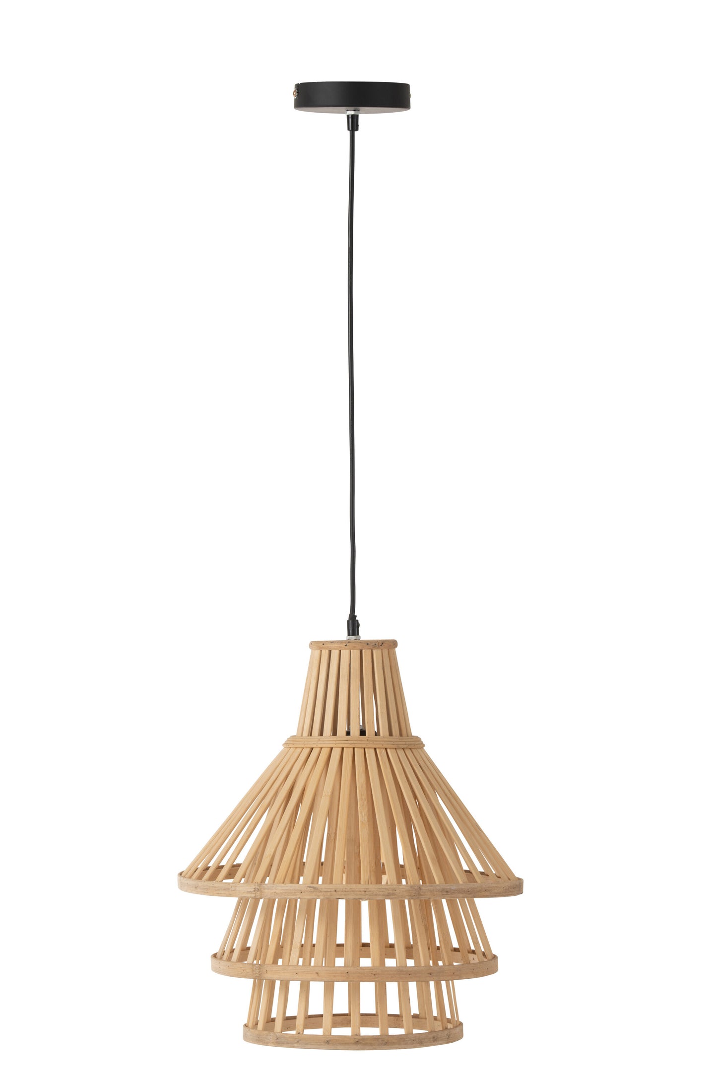 Hanglamp Lagen Bamboo Naturel Medium