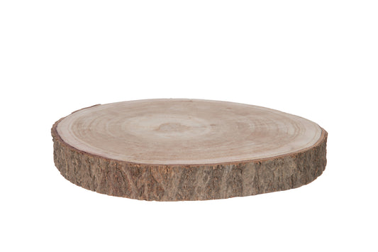 Schijf Hout Paulownia Naturel Small