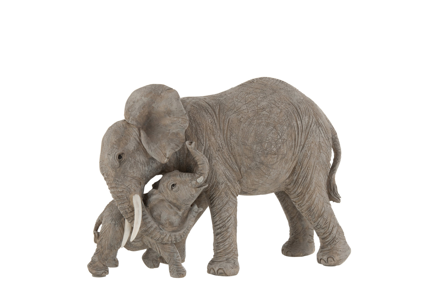 Olifant Knuffel Poly Grijs